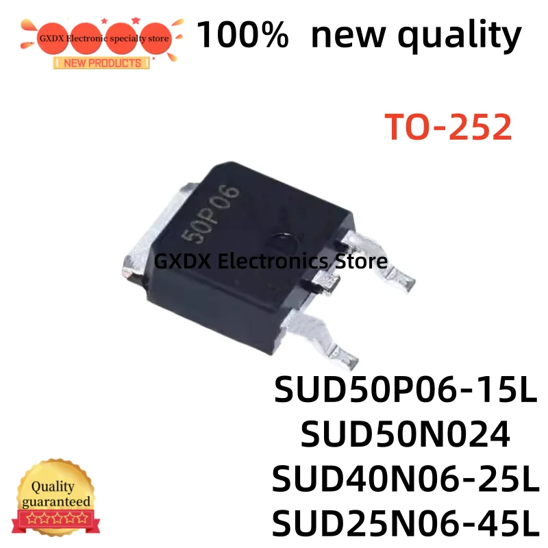 10-20pcs new SUD50N024SUD25N06-45L SUD40N06-25L SUD50P06-15L TO-252 50N024 25N06-45L 40N06-25L 50P06-15L 25N06 40N06 50P06