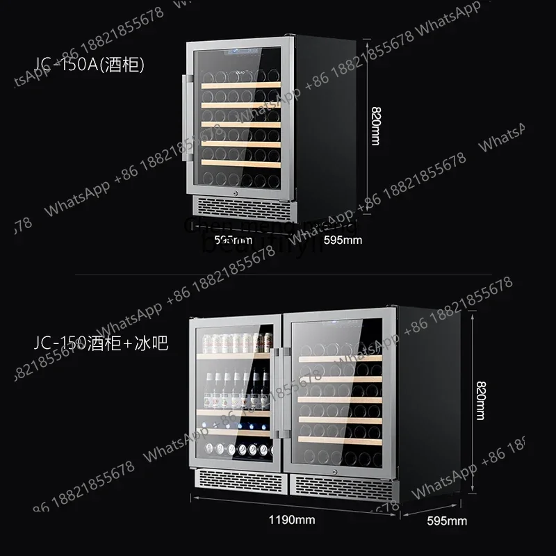 X cqy Встроенный винный шкаф Бытовой небольшой холодильник Холодильник с постоянной температурой Винный шкаф Встроенный ледяной бар