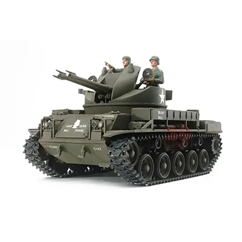 

1/35 U.S.Self-Propelled A.A Gun M42 Duster w/3 Figures Army Tank Assembly Model Building Kit Plastic Model Kit DIY Tamiya 35161