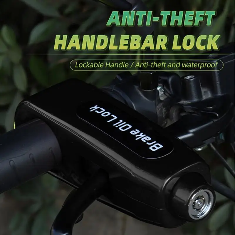 

Motorcycle Handlebar Lock Grip Throttle Brake Grip Lock Heavy Duty Moped Accessories Street Braking Lock For Protection For All