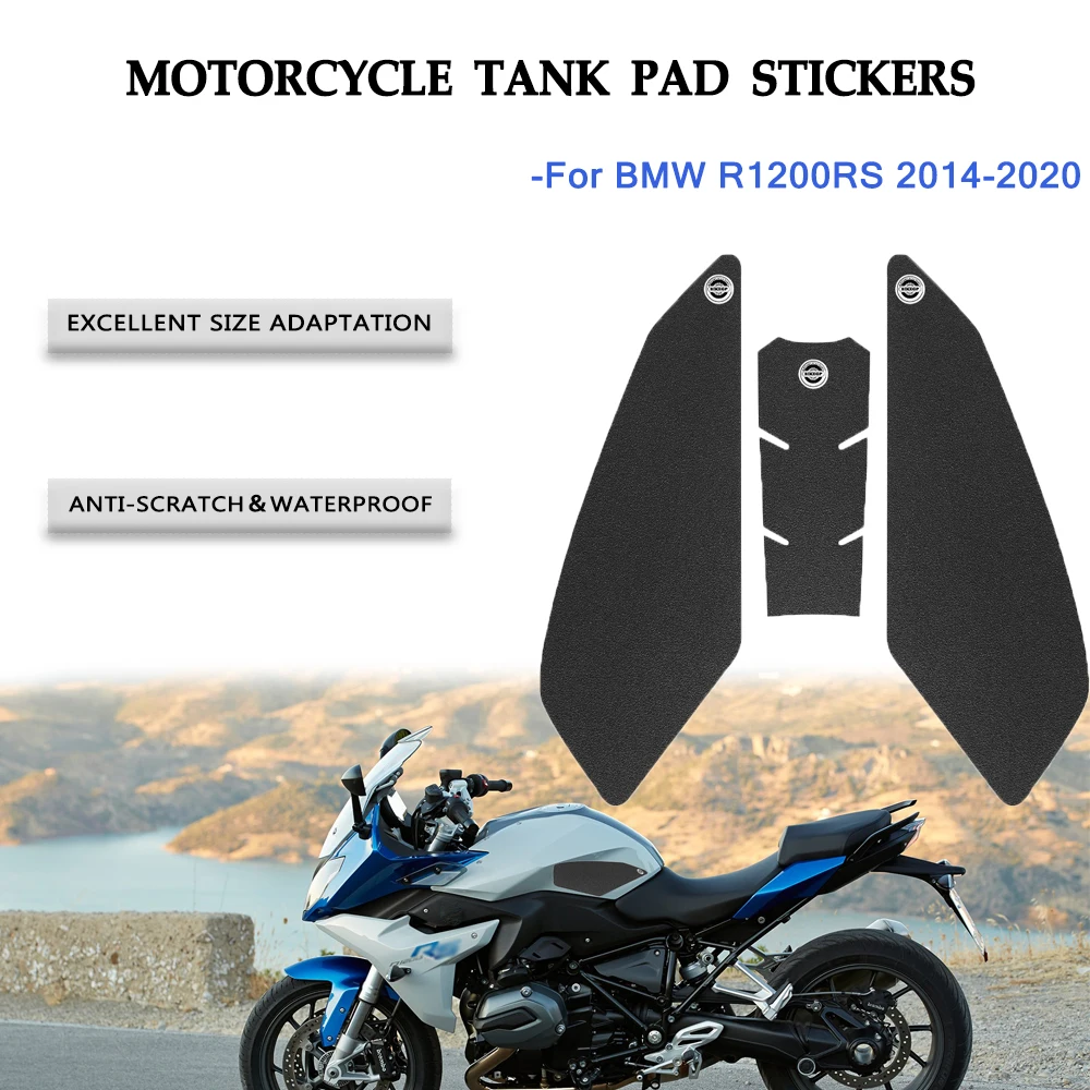 

For BMW R1200RS 2014-2020 Motorcycle Anti-Slip Side Sticker R 1200RS Fuel Tank Pad Stickers Protector Decorative Knee Pad Tank