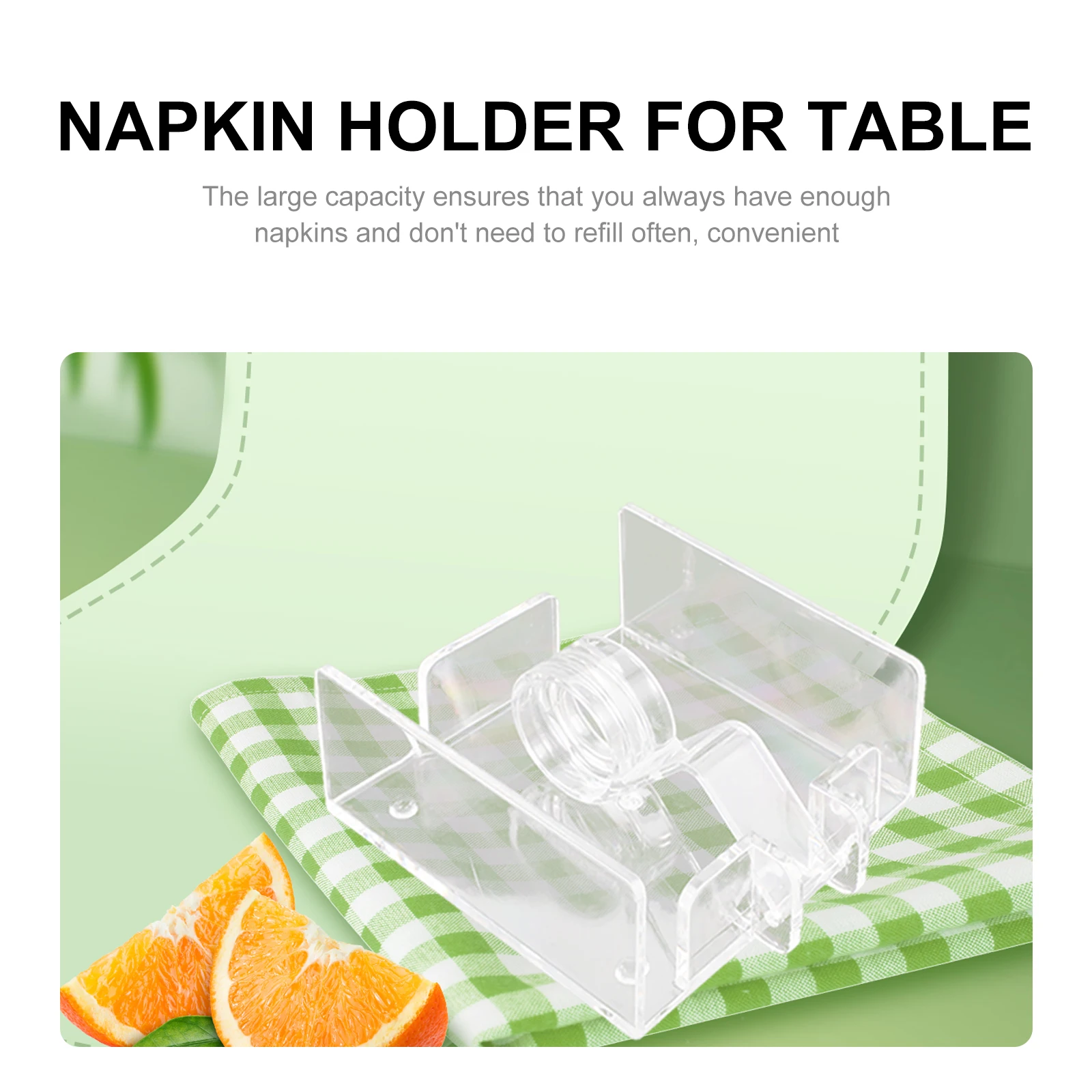 

Clear Acrylic Napkin Holder Square Tissue Box Large Capacity for Home Hotel Cafe Restaurant Party Table ganizer Reusable Guest