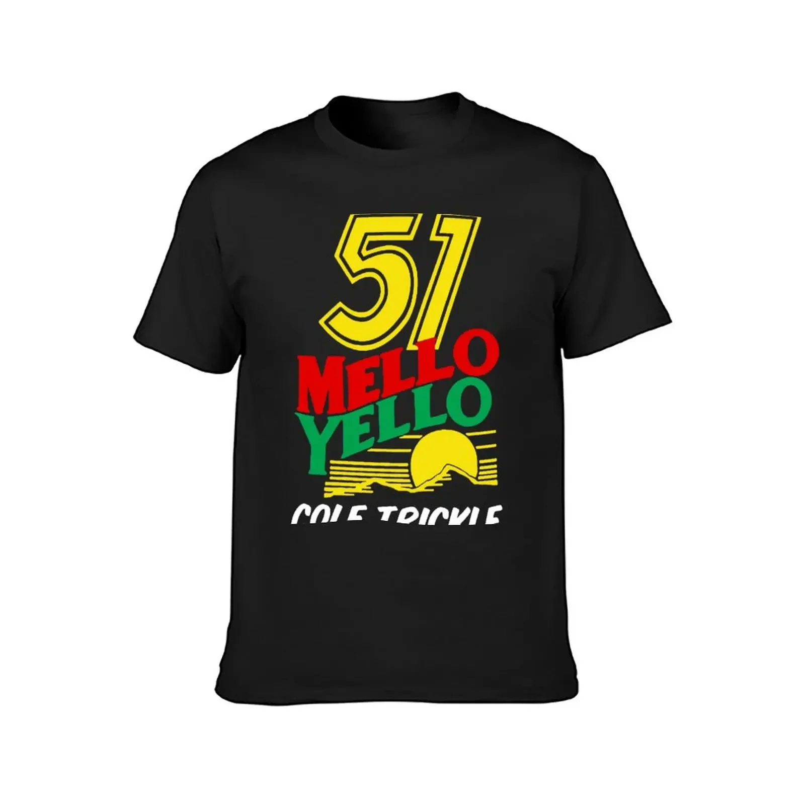 51 Mello Yello Cole Trickle Days of Thunder T-Shirt graphic shirts oversized vintage new edition men clothings