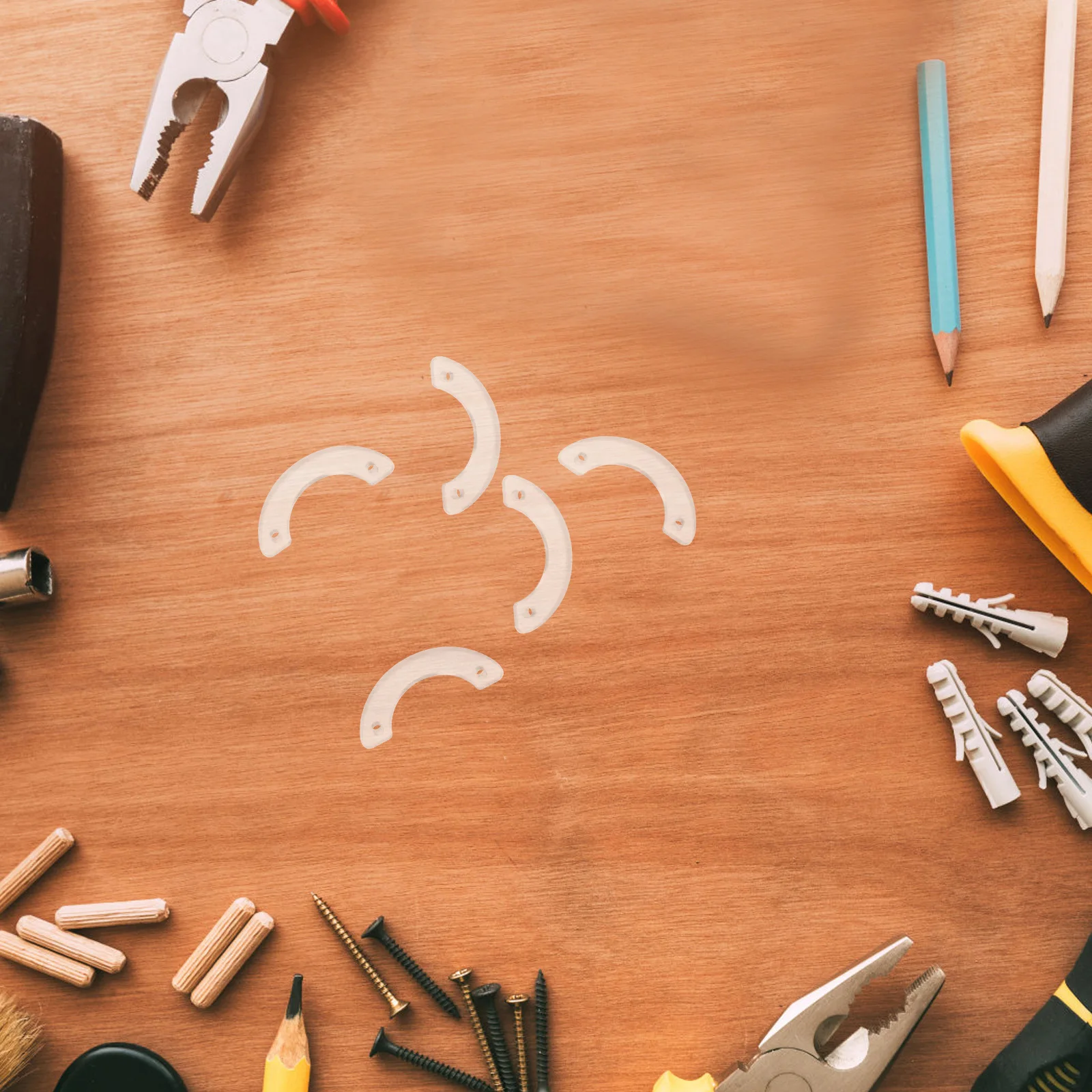 50 قطعة أدوات إصلاح أسفل الدرج البلاستيك قوي سدادات الشريحة للأدراج خزائن خزائن استبدال الملحقات