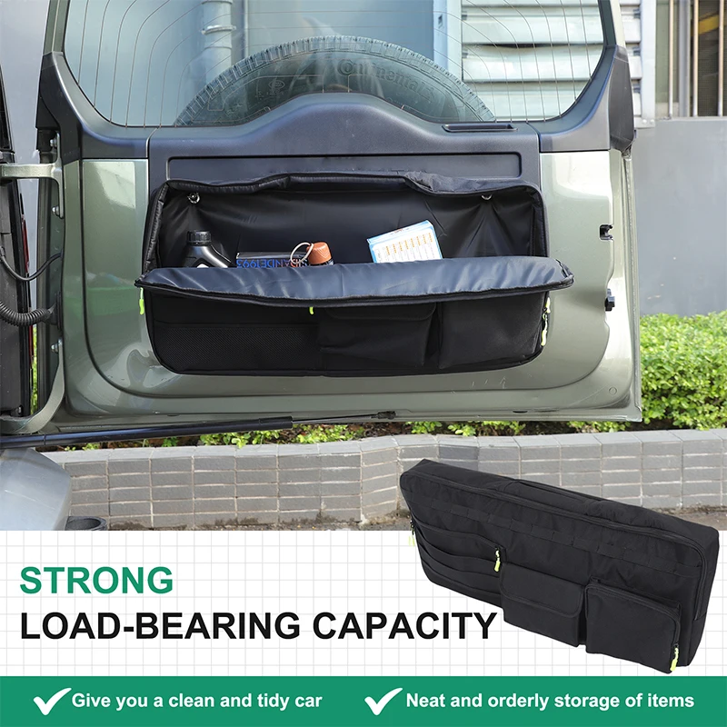 Car Tailgate Storage Bag Fit For Land Rover Defender 110 2020-2025 Modification Trunk Tool Storage Bag Modification Accessories