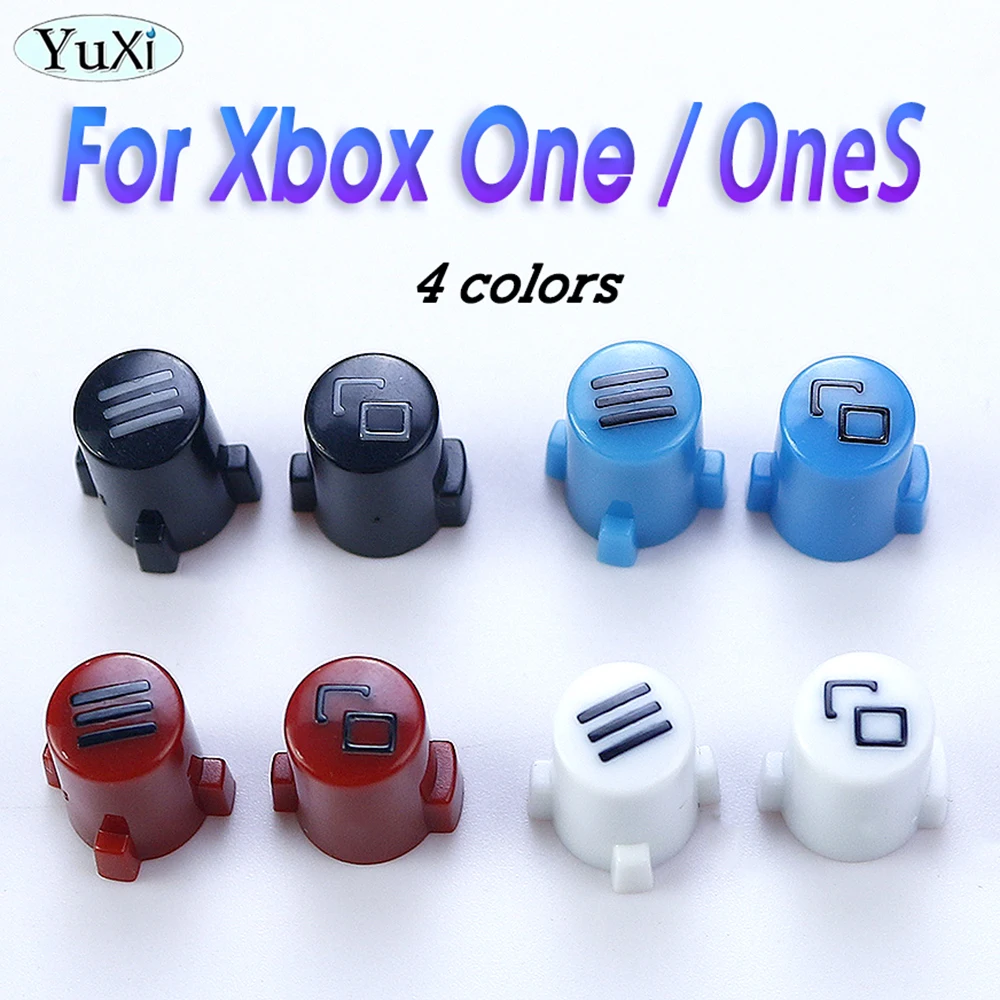 YUXI 1Set Home Button Start Return Back Repair Part For Xbox One / One S Gamepad Menu Guide Logo Middle Function Key Accessories