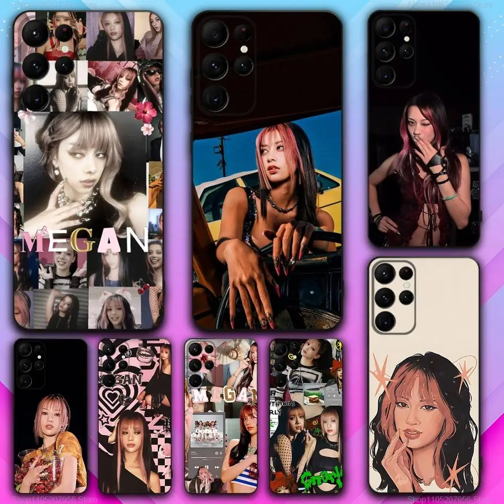 

M-Megan Gnarly M-Meiyok Black Soft Skin-friendly For Samsung S20,S21,S22,S23,Fe,S24,S25,S30,Lite,5G,Ultra,Plus Phone Case