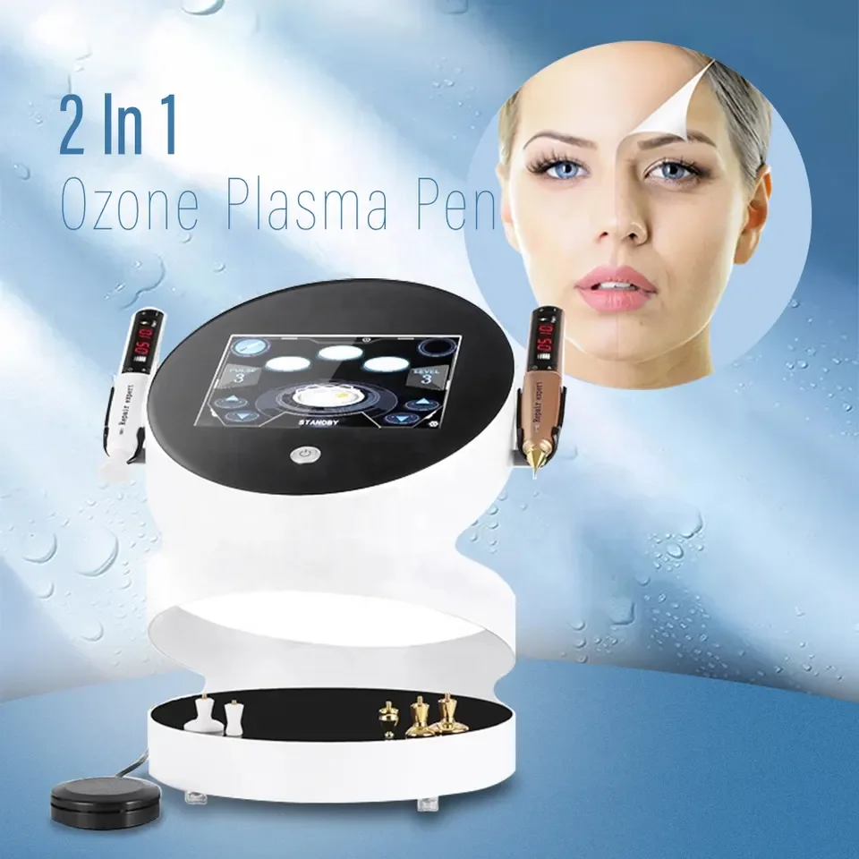 

Portable 2 in 1 Face Rejuvenation Wrinkles Acne Scar Spot Mole Remove Eyelid Lift Skin Care Ozone Plasma Beauty Pen Machine