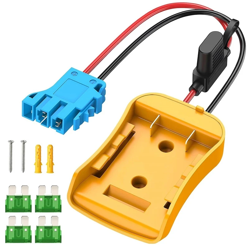 

Power Wheel Adapter For Dewalt 20V Battery,For Dewalt Battery Adapter Converter Kit With Fuse Holder And Wire Harness