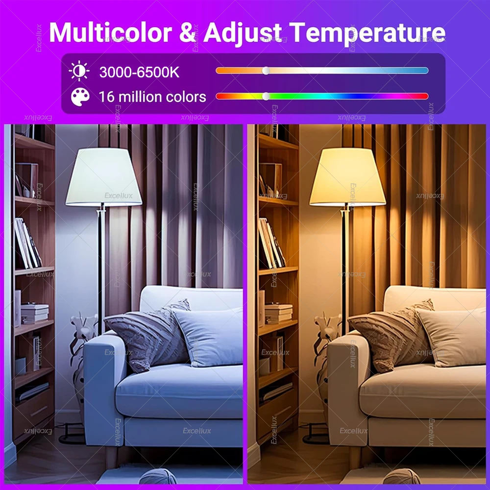 WiFi Zigbee Smart LED Light Bulb E27 E14 GU10 Dimmable RGBCW LED Lamp For Ewelink APP Alexa Google Home Yandex Alice Smartthings