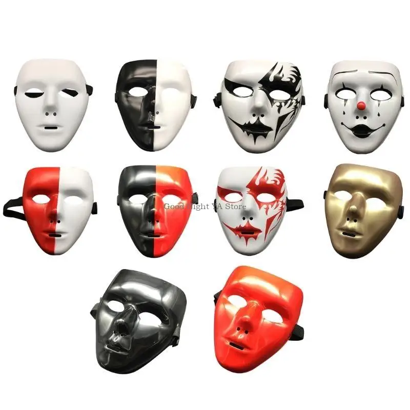 Men Costume Dancing Party Mask Festival Halloween Mask Masquerade Full Face Mask