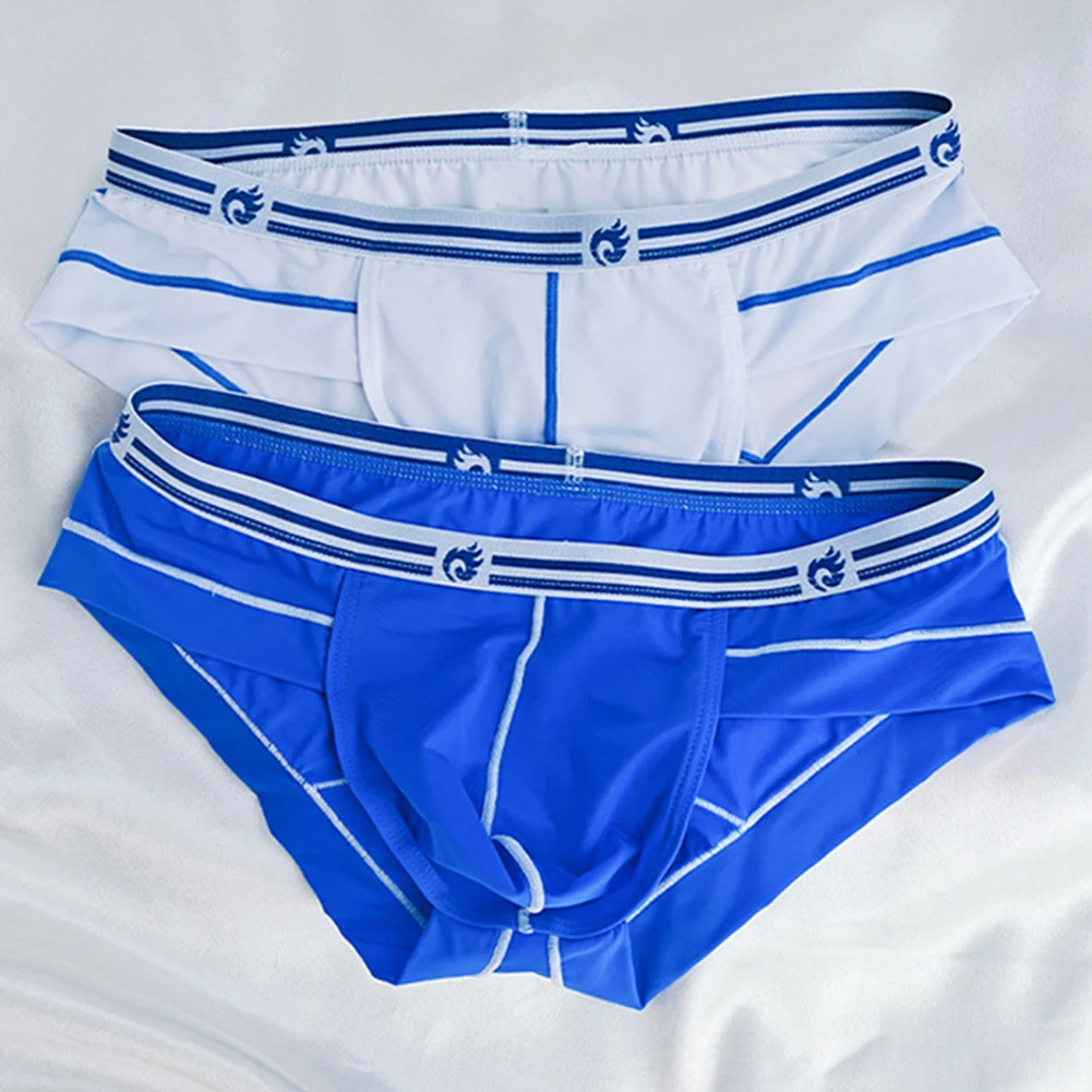 Men Low Rise Lingerie Bulge Pouch Briefs Breathable Underwear For Hot Man Underpants Soft Breathe Sports Summer Men's Panties