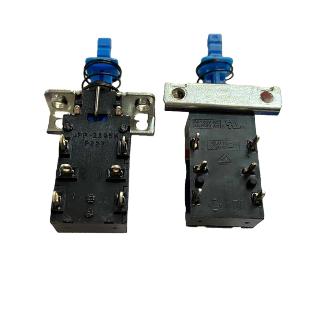 

2PCS/ US JPP.2295M P227 Power Amplifier Power Supply Self-locking Switch 6 Pin Lock Button 7A125V
