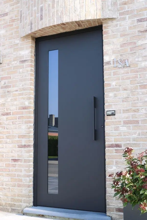 Custom Anti-Theft Security Aluminum Front Entry Doors for Villas Waterproof Exterior Main Gate Fireproof Entrance Door for House