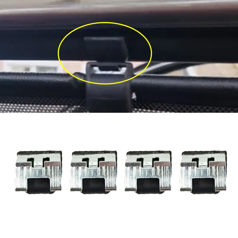 4X For Renault Megane 2 3 Fluence Laguna 2 Scenic Car Curtain Clip Car Door Side 8200163859 Holder Fastener Clips Auto Parts
