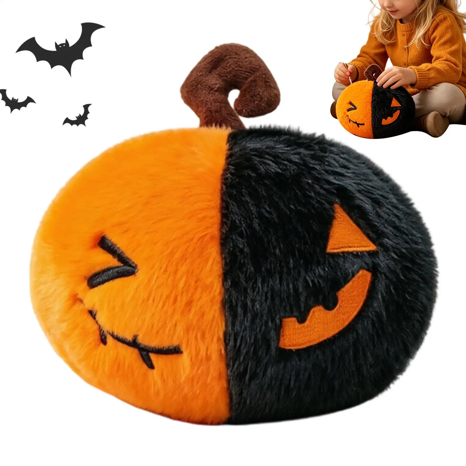 Halloween Plush Animal Fun Holiday Stuffed Toys Halloween Plush Doll for Home Apartment Sofa Bed School Dormitory Study Hotel
