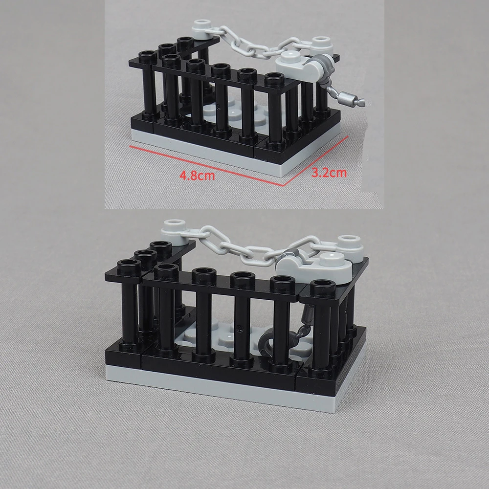 MOC 1PCS Military Small Judgment Seat Building Blocks Wars Prison Prisoner Scene Compatible Accessories DIY Toys Children Gifts