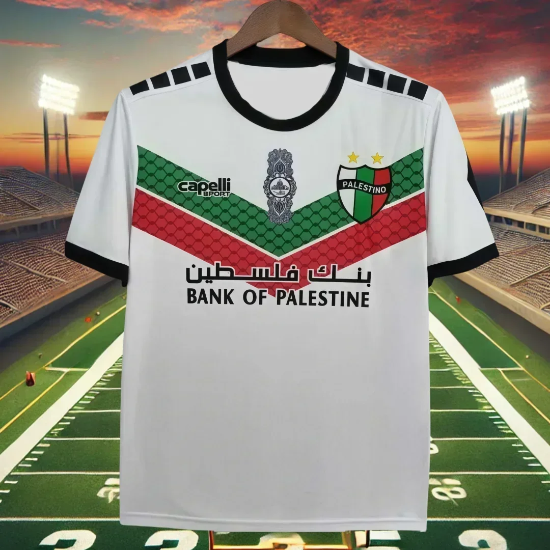 

Palestine Football Jersey N Men's 3D Printed Short Sleeve T-shirt Luxury Palestinian Flag Adult_Children 2025 Summer Hot Sale