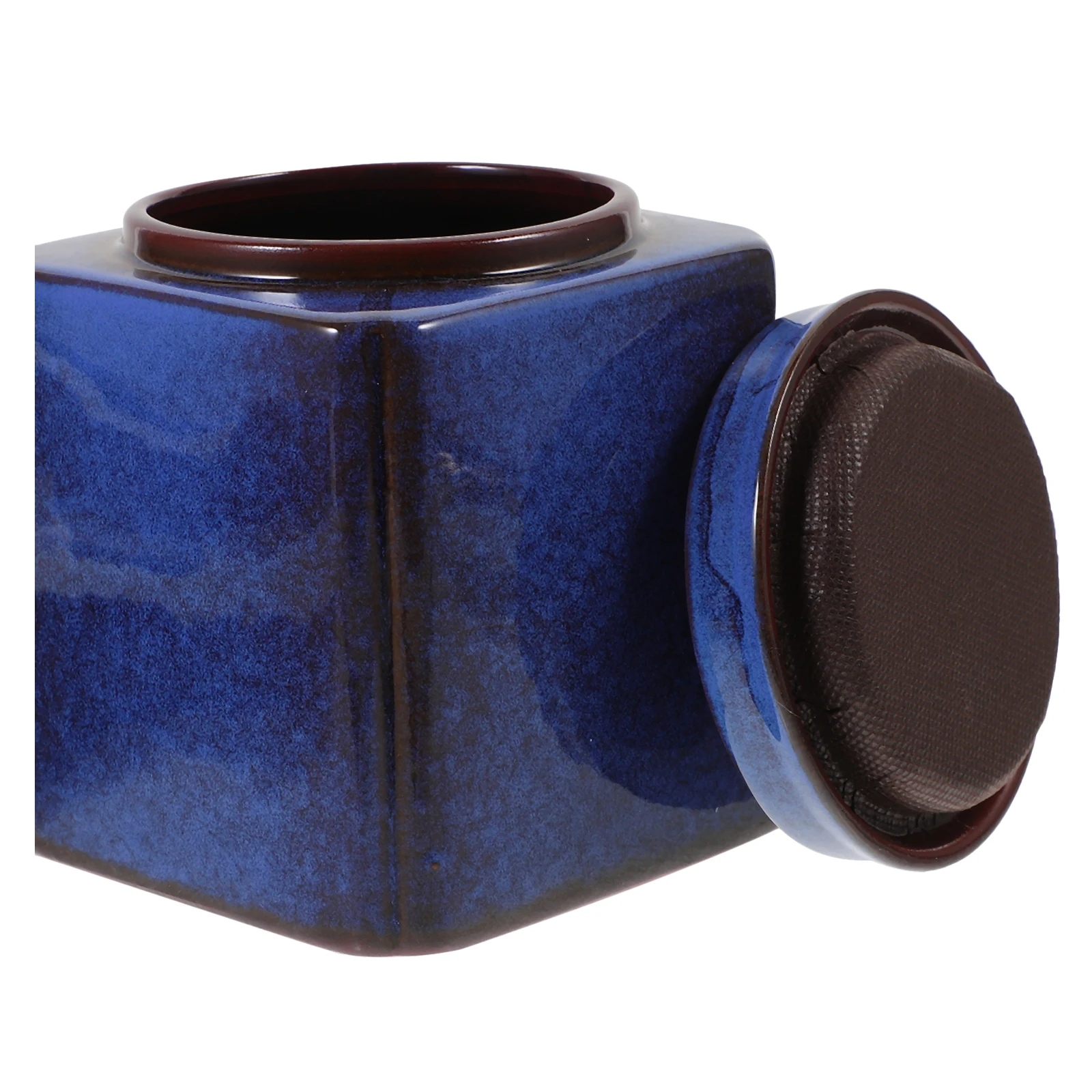 

Ceramic Tea Container Sealing Air Tight Jar Storage Canister for Tea Leaves Snacks Coffee Portable Coffee Sealed Jar