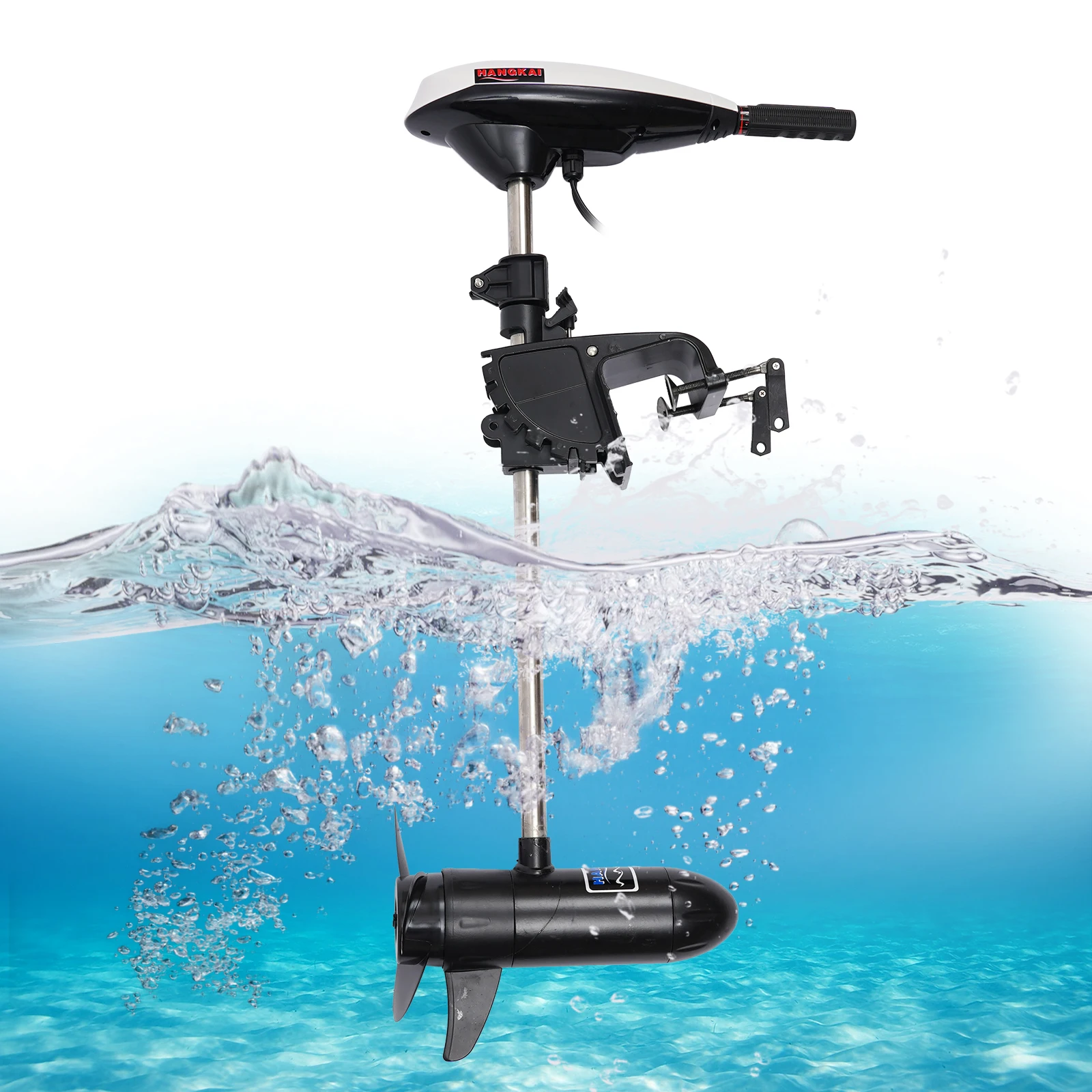 

Electric Trolling Motor for Kayak Inflatable Fishing Boat, ET45L, 45LBS Thrust, Outboard Motor, 12V, 1300rpm, 552W, 52A