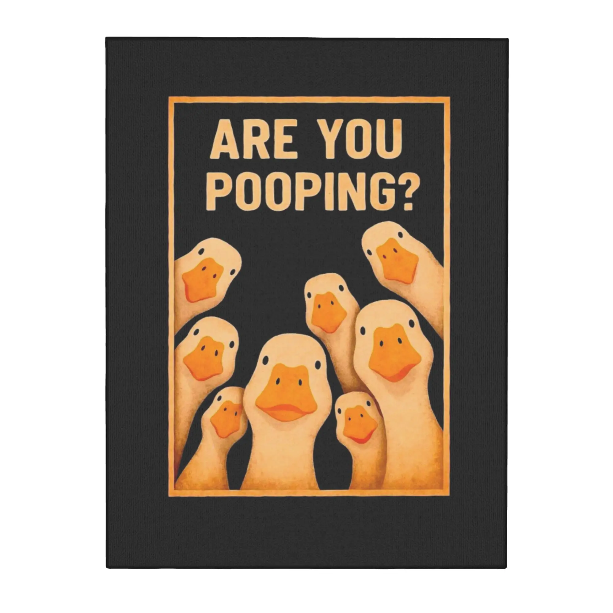 Canvas Painting Home Decoration Unframed Canvas Print Art Wall Decor Picture  Are You Pooping Canvas Artwork Gift 30x40cm