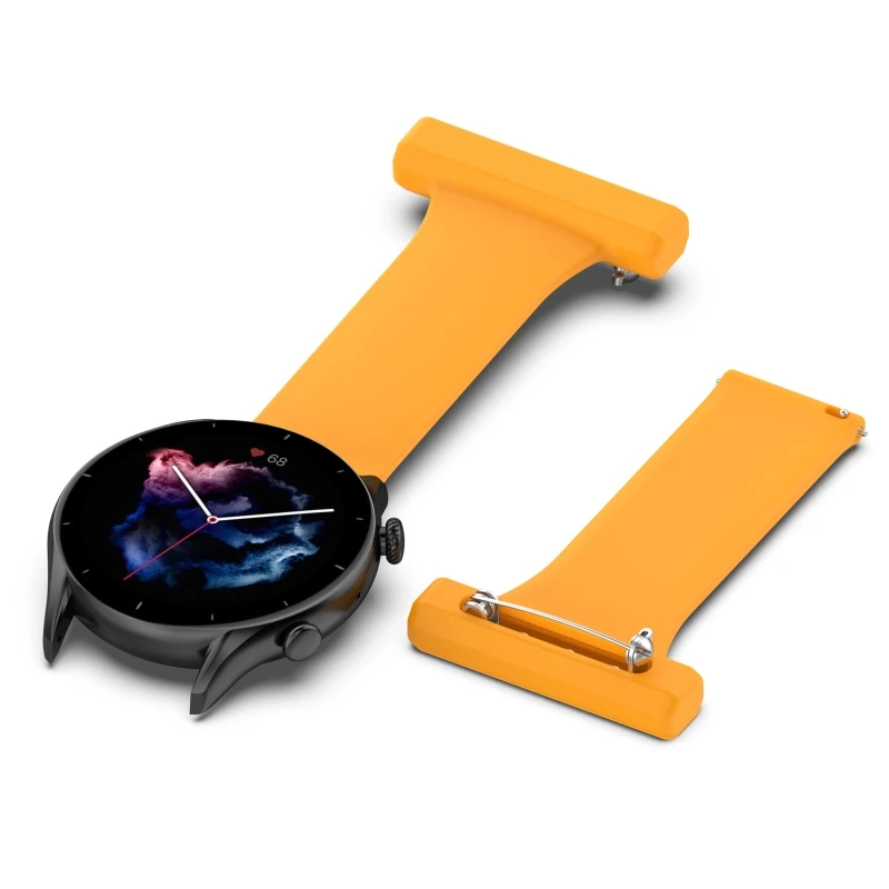 For HonorWatch ナース ドクター 助産師 ブローチ バンド フォブ クリップオン ピン ストラップ