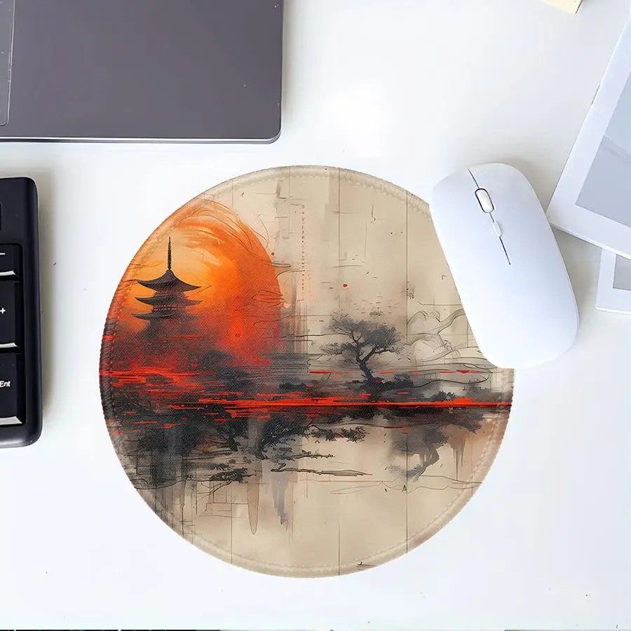 Sunset Scenery 1pc Mouse Pad Game Console Pad Computer Laptop Pad office Pad Keyboard Mouse Pad Desk accessories overlock