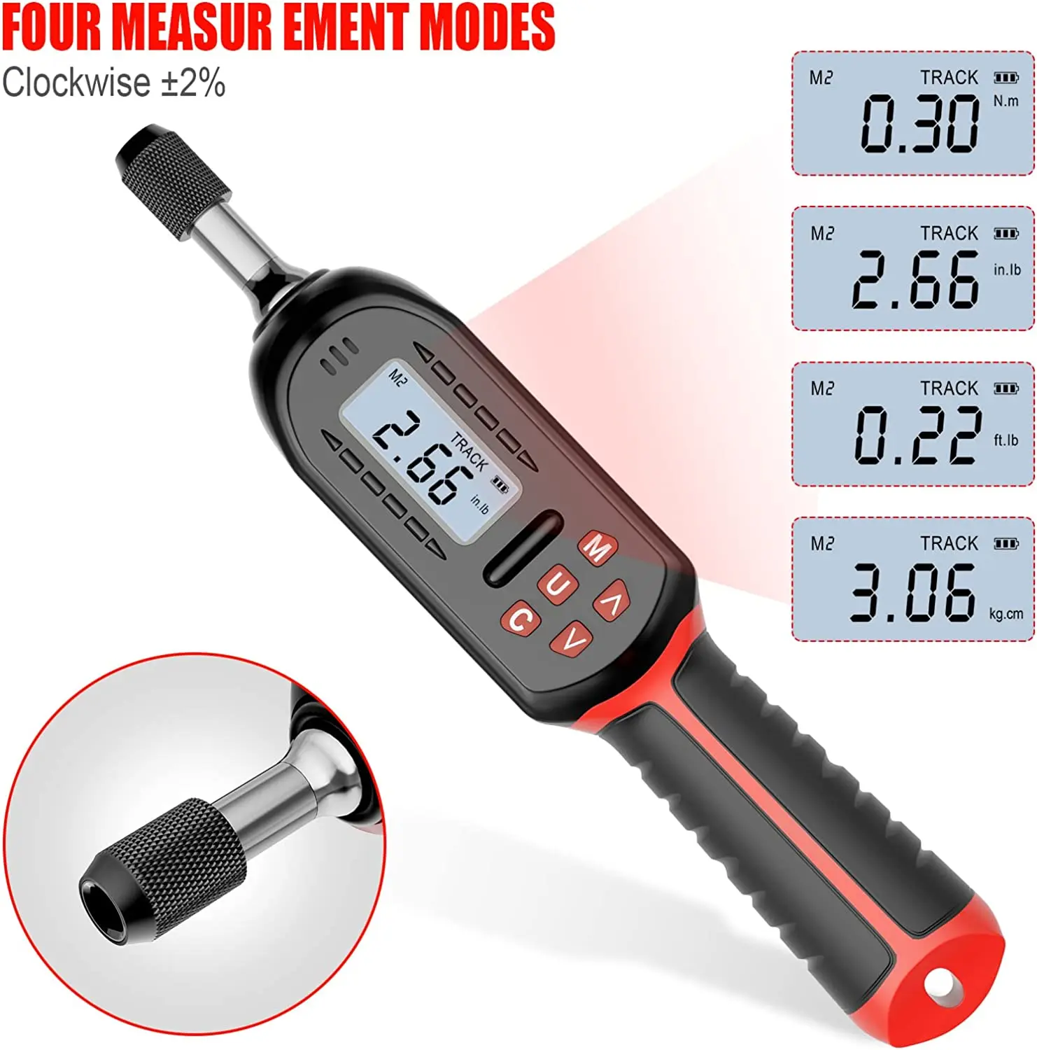 High Quality Automotive Digital Torque Ratchet Handle Digital Ratchet Torque Wrench