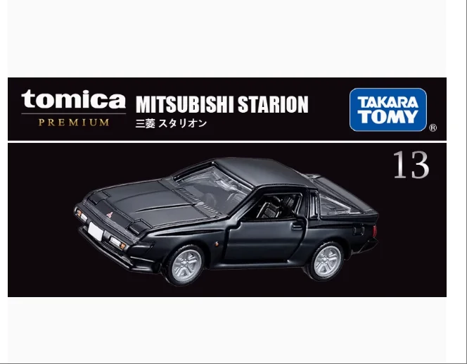 

Литая под давлением модель автомобиля из сплава TOMICA 1:64, флагманский черный ящик TP13 спортивный автомобиль Mitsubishi STARION 933885, игрушка для мальчиков.