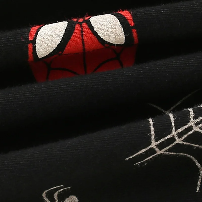 Pełny nadruk Spiderman dziecięcy kombinezon z długim rękawem dresy wiosna/jesień luźne ubrania dla dzieci Disney bluza + zestaw spodni dresowych