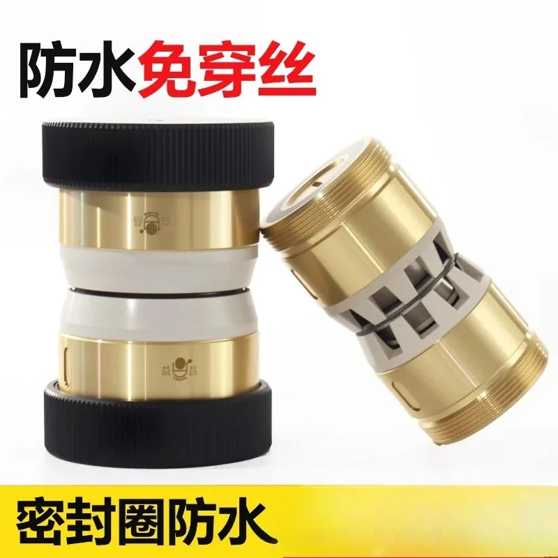 Wire cutting waterproof copper sleeve easy to thread guide wheel assembly accessories V-shaped outer diameter 32 42mm