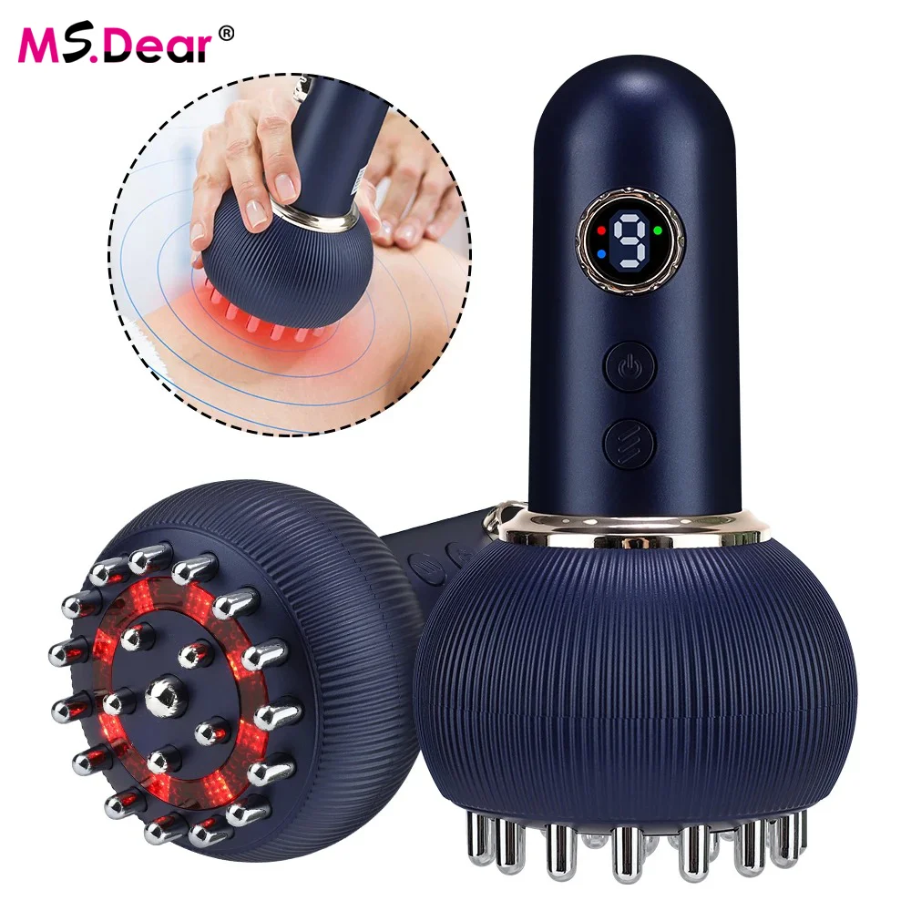 

Electric Meridian Brush Infrared Hot Compress Anti Cellulite Body Slimming Massager Household Scraping Device Fat Burner