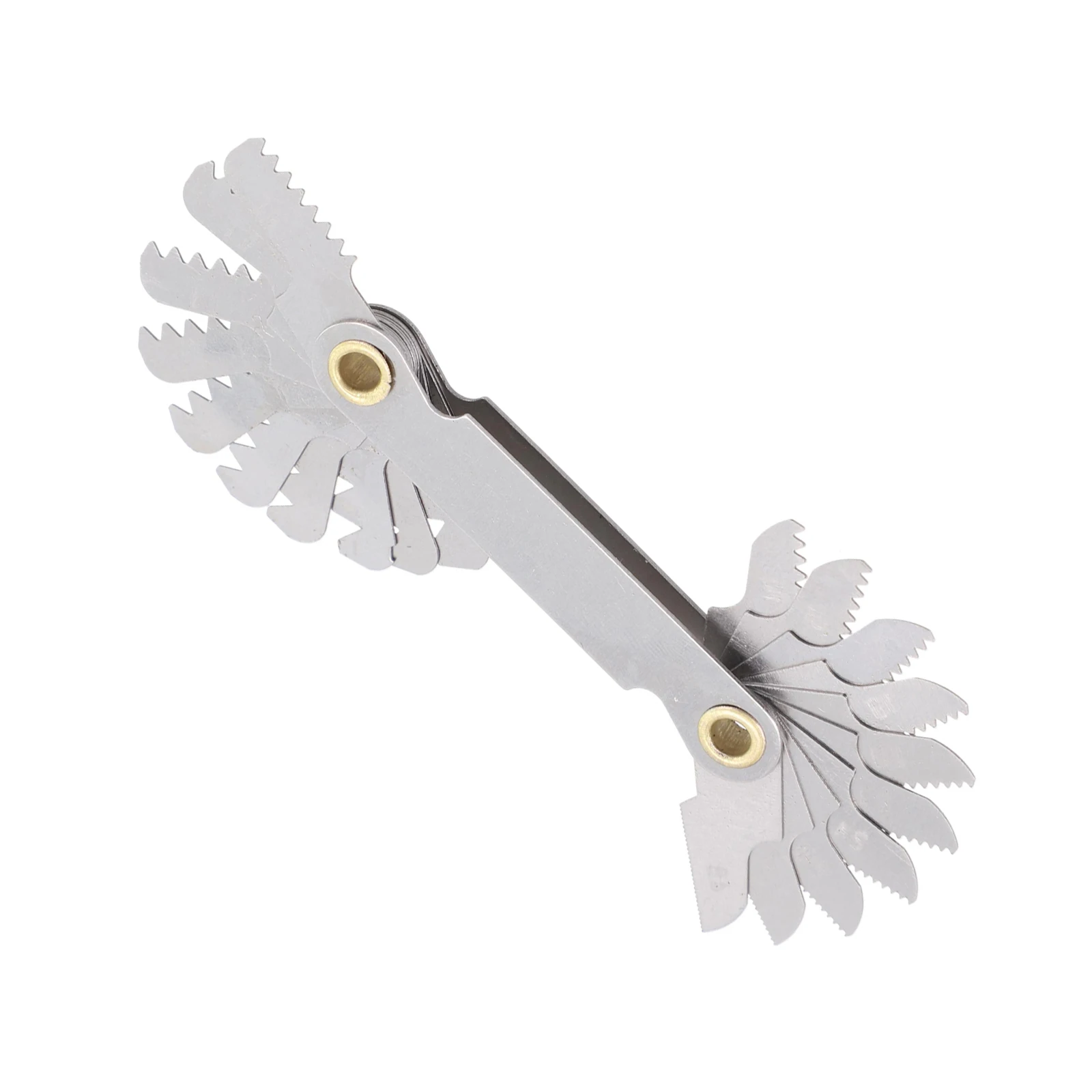 1pc Metric Screw Thread Gauge 55/60 Degree Thread Pitch Cutting Gauge Tool Adjusted Thread Meter Measuring Tools