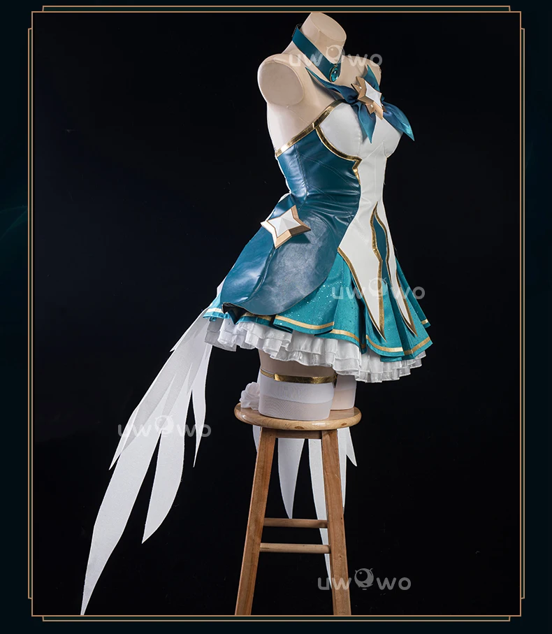 Anime Game Soraka League Star Guardian Soraka Sg Cosplay Costume Dress Halloween Cos For Women Men Party Anime Cosplay