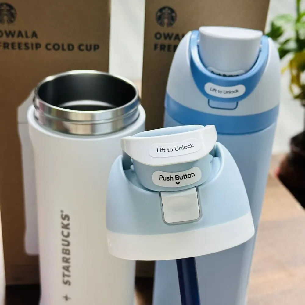 Vaso térmico doble de gran capacidad de acero inoxidable 304 de Owala Limited. 24 oz._voghion.com