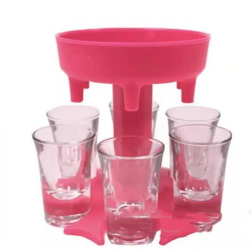 Small glass distributor support wine distributor party drinking games cocktail wine beer rapidly filling tool bar