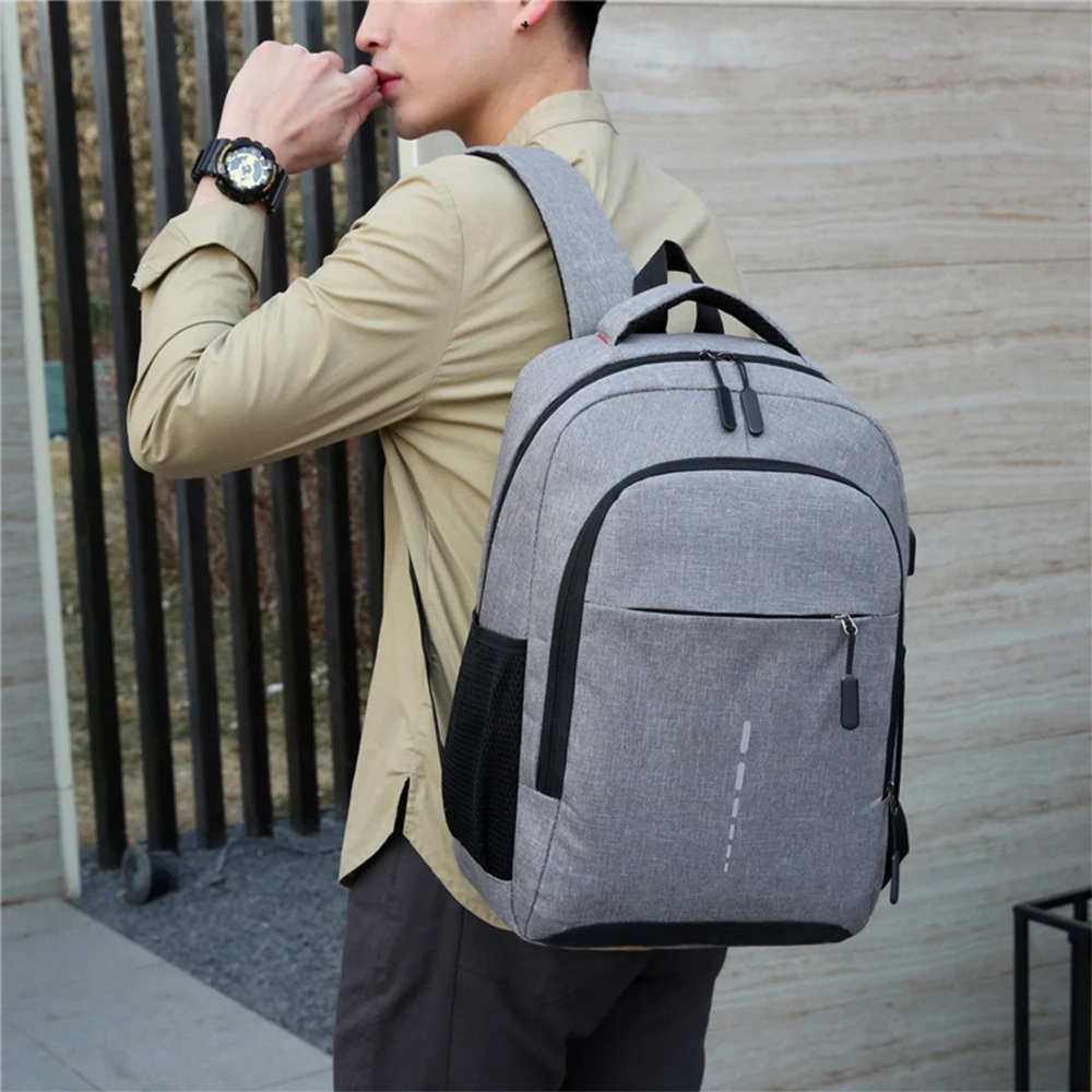 Simple and stylish backpack, large capacity multifunctional backpack for commuting, business travel, student computer bag-ll