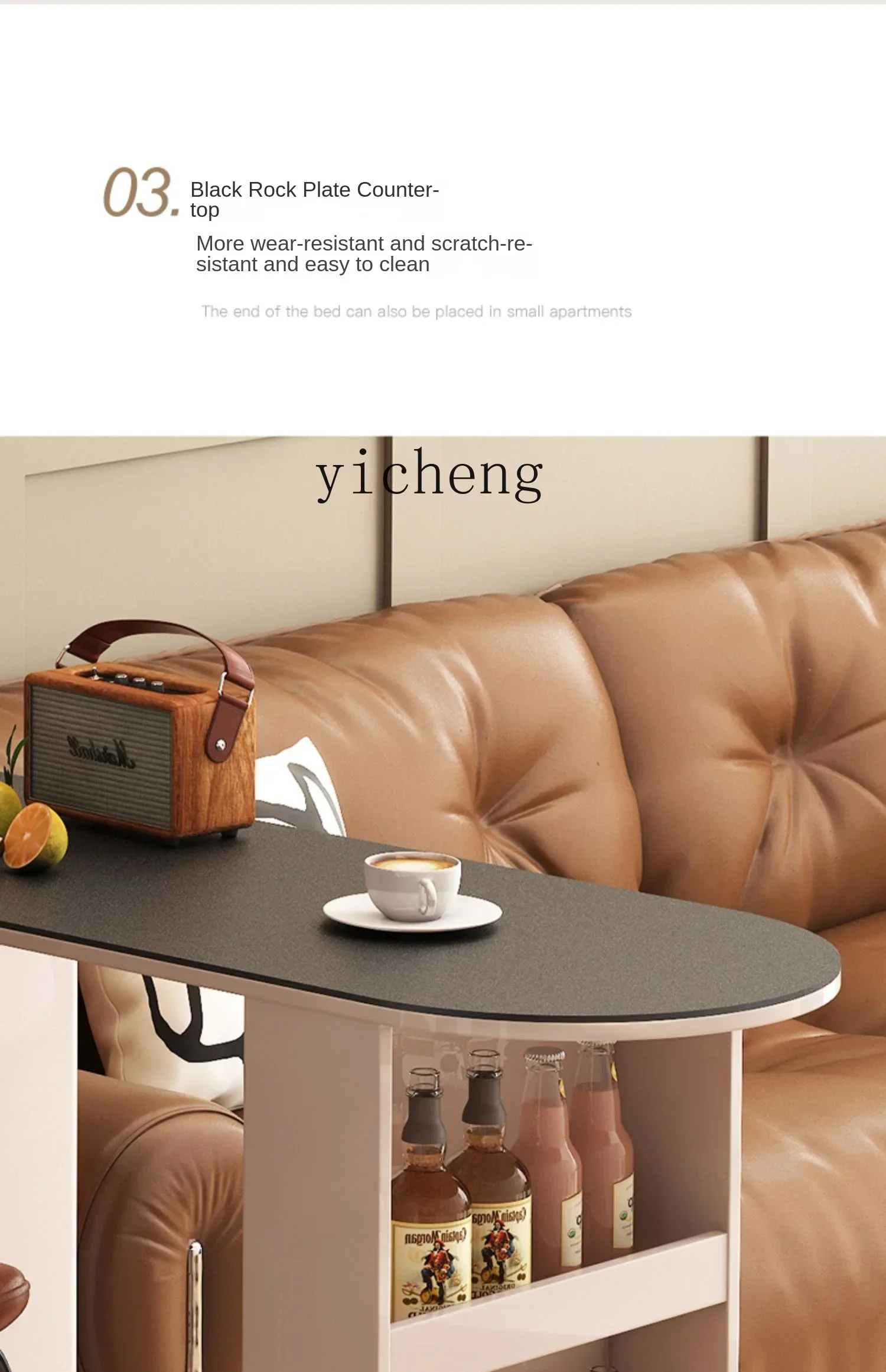 TQH retractable bar table integrated entrance light luxury partition cabinet leisure living room locker
