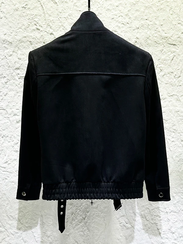 Men's 2025 Autumn Winter New Stand Collar Parkas Jackets Men's Trendy Handsome Motorcycle Retro Zipper Jackets Handsome Parkas