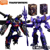 BLOKEES Building Blocks Transformers Wings Optimus Prime Megatron Assemble Movable Models Collection Ornaments Toys Gifts
