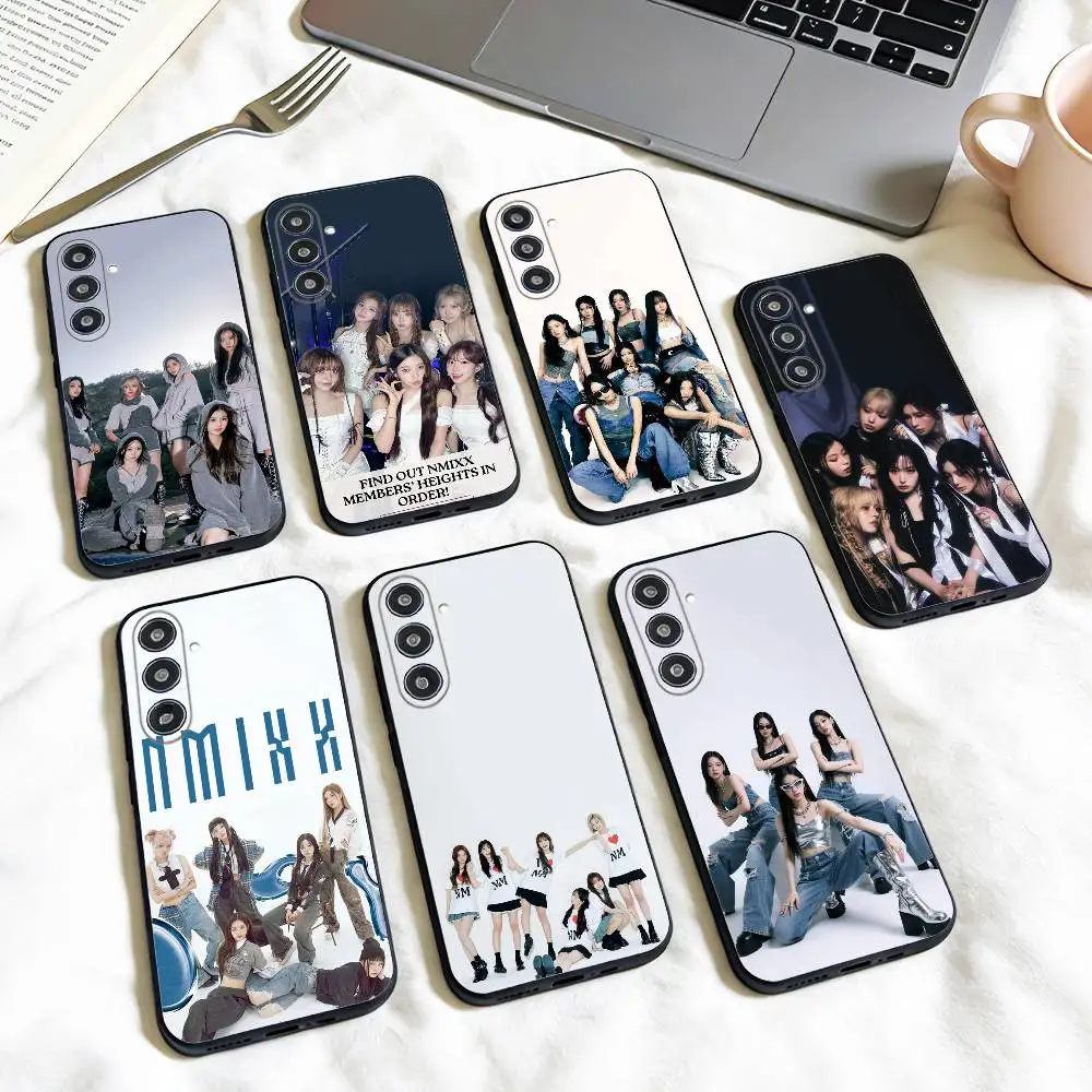 cool M-Music Group N-NMIXX   phone Case For Samsung Galaxy A73,A72,A71,A70,A53,A52,A51,Others Soft Black Shell