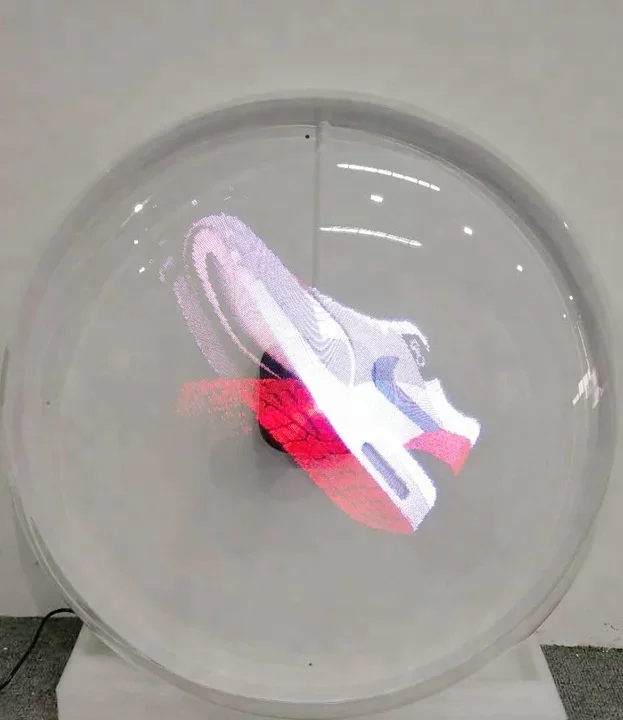 

Wholesale 3D Hologram Led Fan 42cm Portable WIFI Hologram Display With Cover Portable With APP/WIFI Control Holographic Display