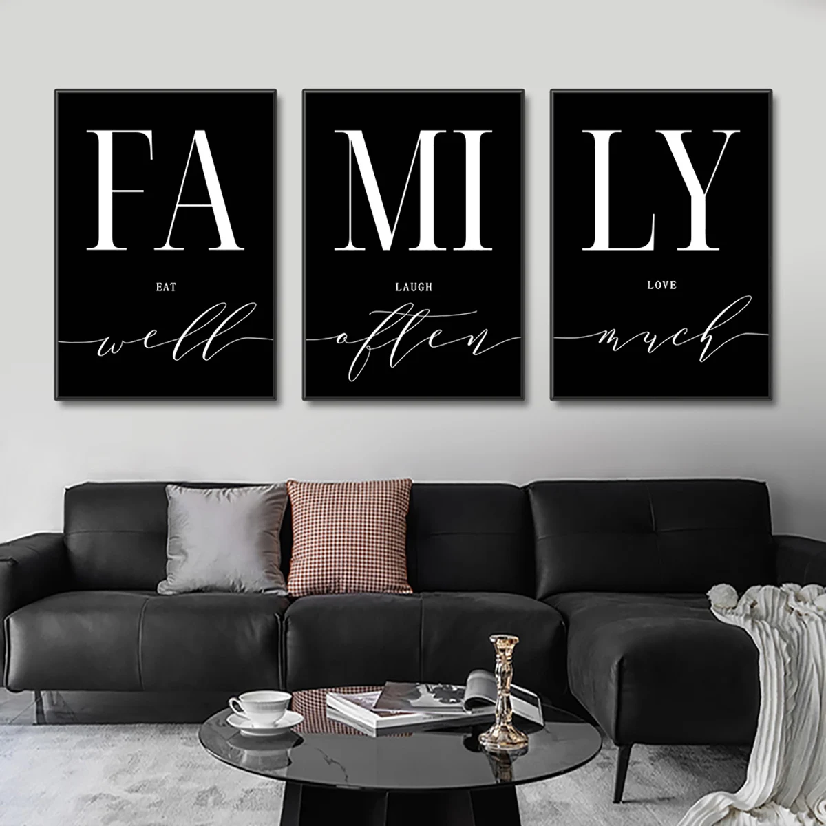 3pcs frameless Canvas Painting 3pcs/set Home Decoration Luxury Living Room Pictures Decorative Paintings Minimalist Poster Wall