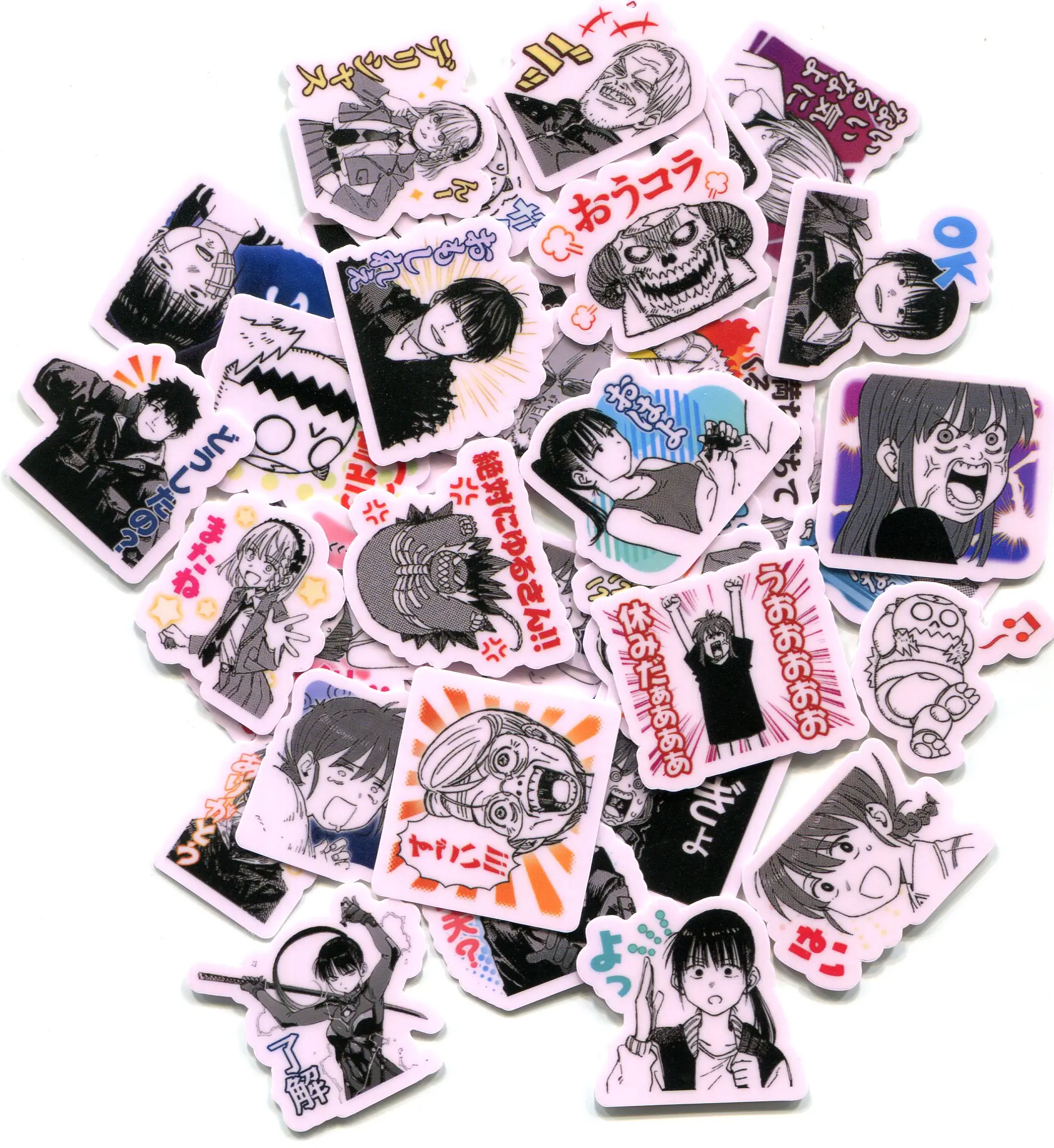 40pcs Rai Rai Rai  2-3cm diy cute STICKER