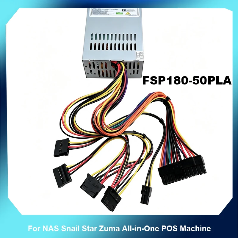 FLEX Small 1U 180W Power Supply FSP180‑50PLA Silent PSU For NAS Snail Star Zuma All‑in‑One POS Machine