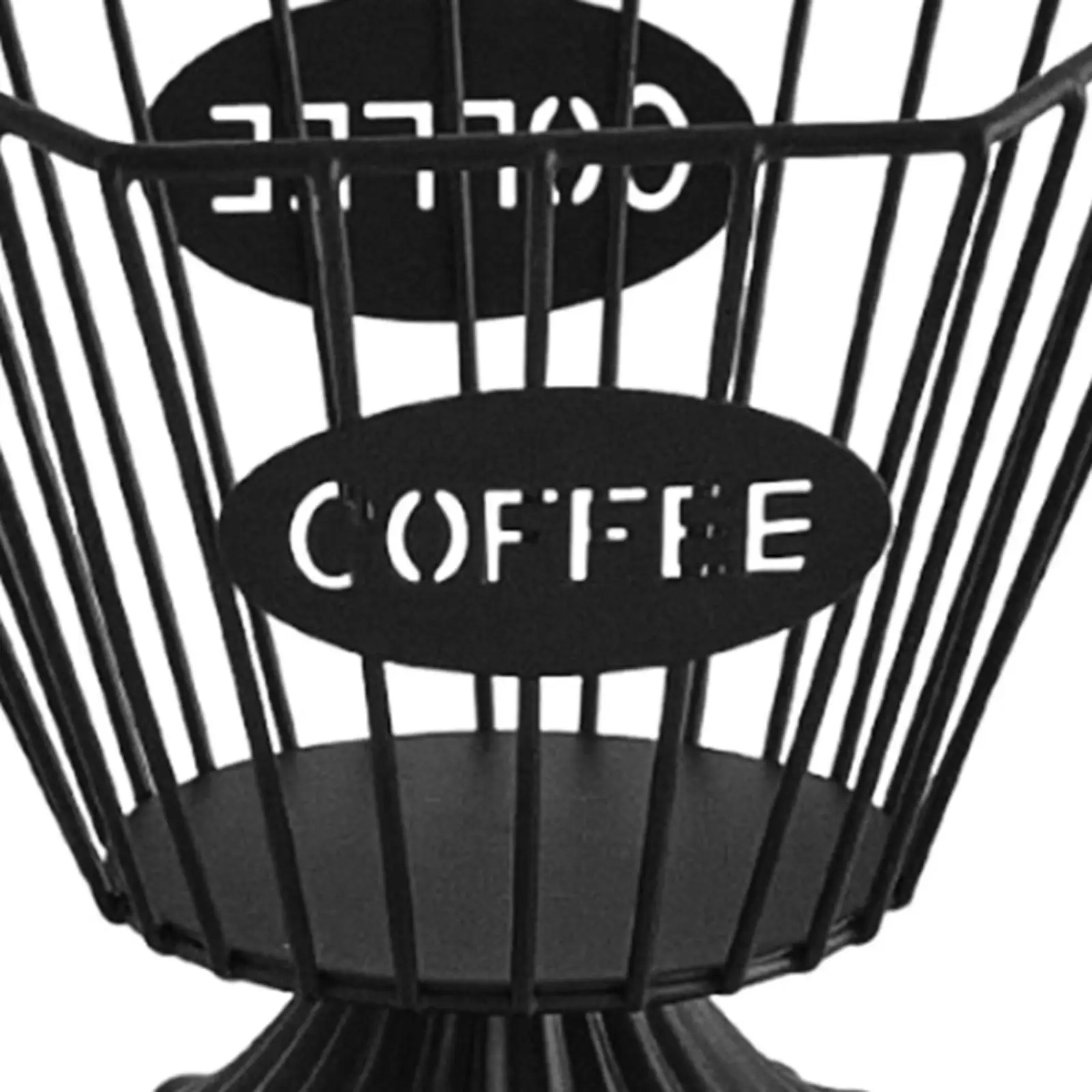 Iron Coffee Capsule Holder Coffee Pod Storage Rack for Bedroom Office Table