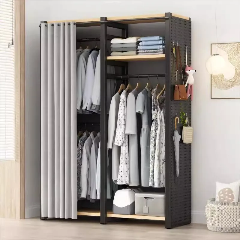 Armadio in metallo, camera da letto, casa, noleggio, semplice, assemblato