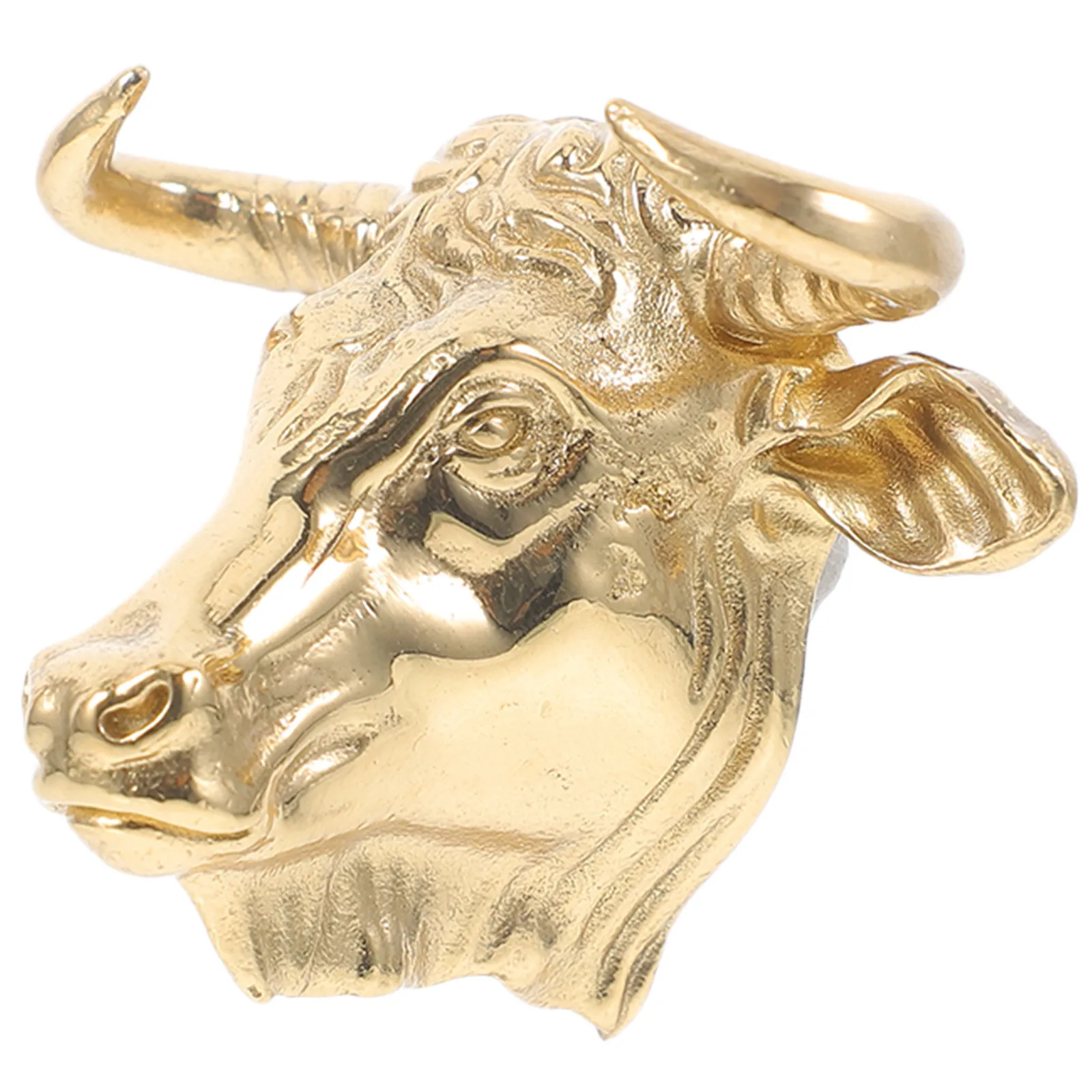 

Brass Cow Head Pull Handle Cabinet Drawer Door Knob Cupboard Knob Decorative Metal Furniture Handle for Wardrobe Kitchen