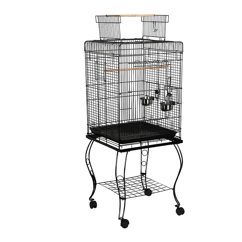 Hot selling high quality strictly selected material pulley removable carefully crafted luxury villa pet parrot bird cage