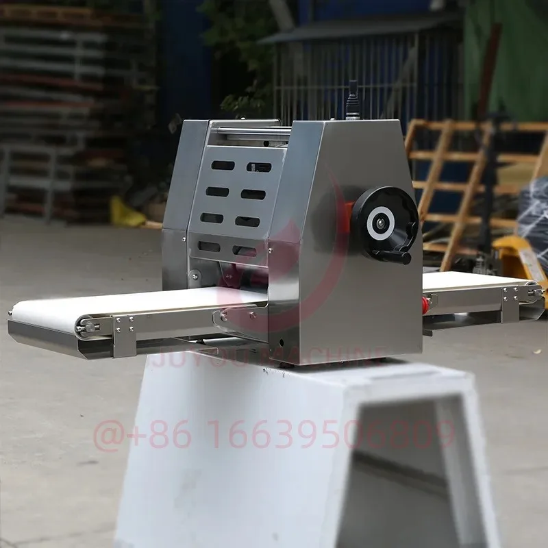 Automatic Croissant Bread Biscuits Bakery Dough Flat Sheeter Laminator Roller Machine